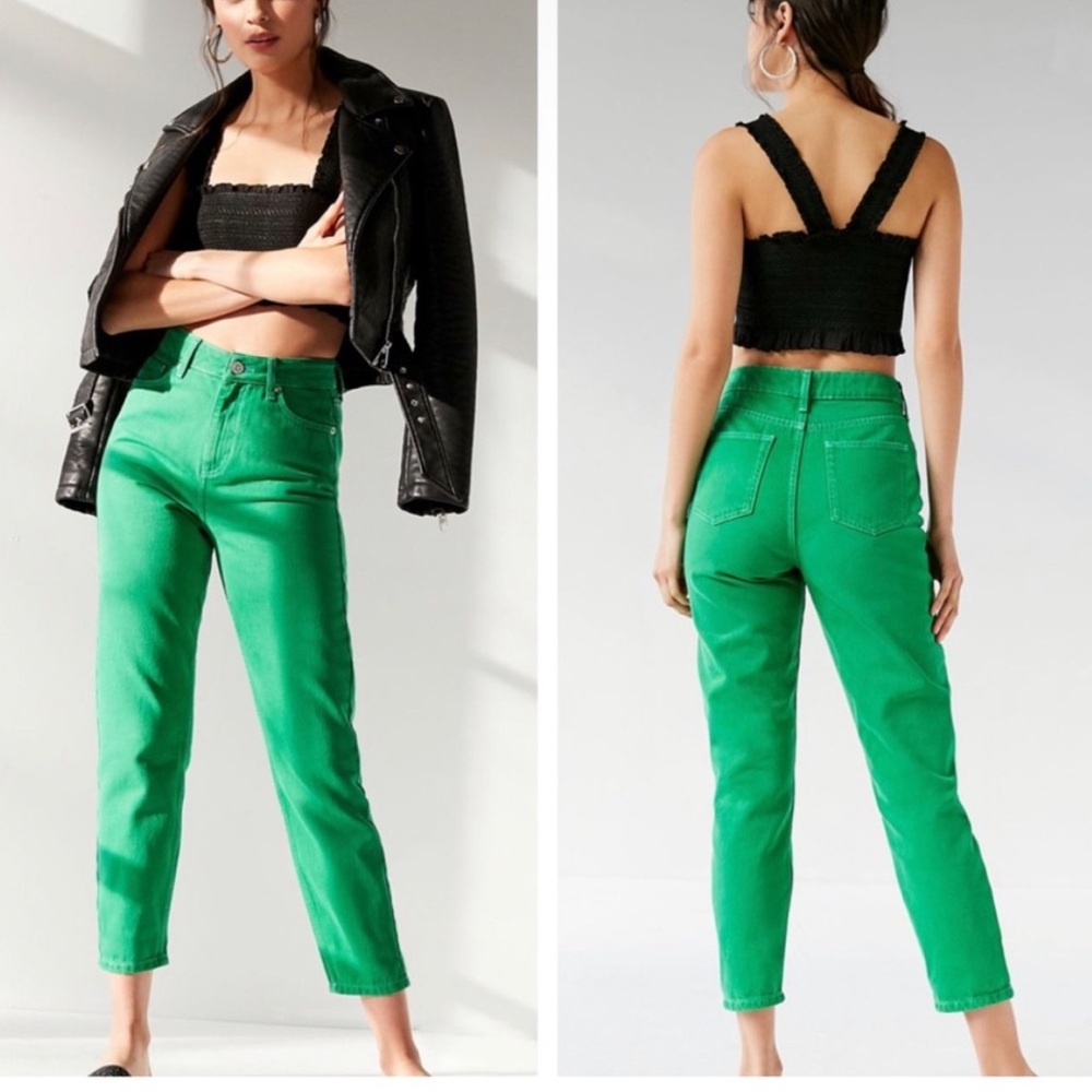 BDG Green Mom Jeans